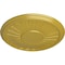 Ekena Millwork Leandros Ceiling Medallion (Fits Canopies up to 6 3/8"), Hand-Painted Rich Gold, 19 7/8"OD x 1 1/4"P CM22LNRGS - alternate 3